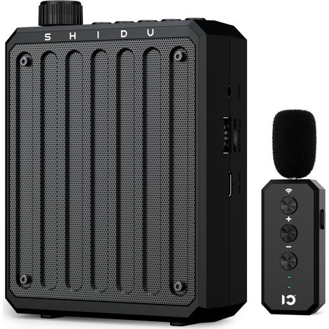 Amplificateur de Voix avec Micro Cravate sans Fil pour Les Enseignants (1/5)