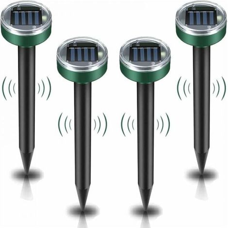 stücke Solar Ultraschall Ratte Repeller Anti Nagetier IP65 Wasserdicht Garten Ratte Repellent