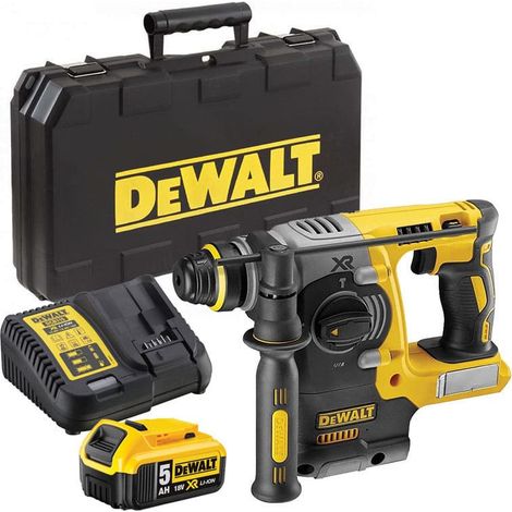 18V XR BL SDS-Plus Bohrhammer (1x5,0 Ah) im Koffer - DEWALT DCH273P1T-QW