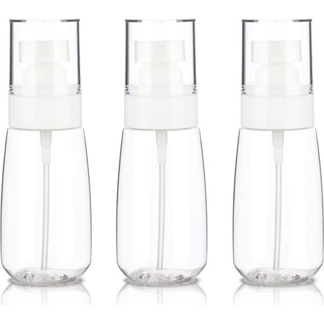 Pack 60ml Small Travel Spray Bottles, Empty Travel Spray Bottles, Mini Plastic Fine Mist Spray Bottles