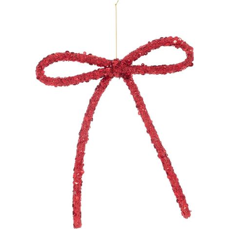SDN PLF NOEUD ROUGE/OR 28CM - Feeric lights & christmas (1/2)