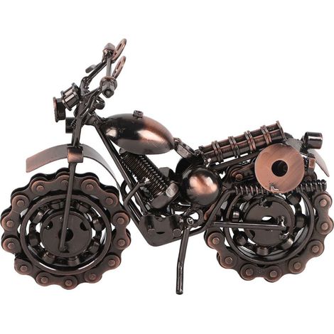 Motorradmodell aus Metall, Sammlerstück, Dekoration, Geburtstagsgeschenk, Büro-/Heimdekoration (1/5)