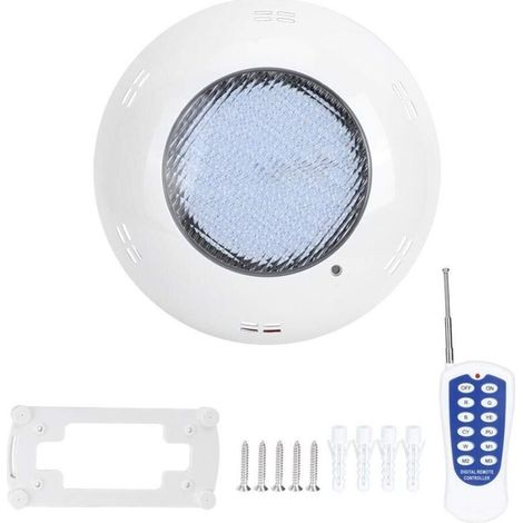 Lampes de Piscine à LED Submersibles, 45W 460LED Applique Murale de Piscine Lampe de Piscine Changement de Couleur Sous-marine LED RVB avec Télécommande (1/5)