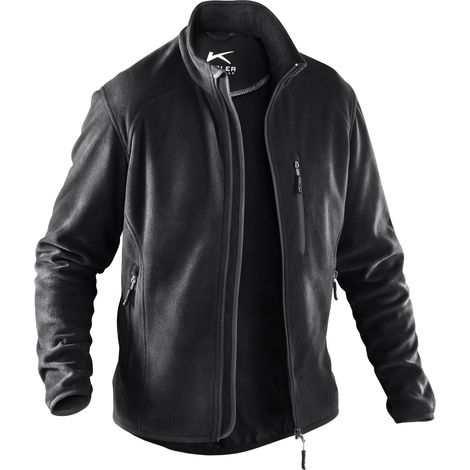 Kübler Fleecejacke WEATHER 1242 schwarz Gr. L (1/2)