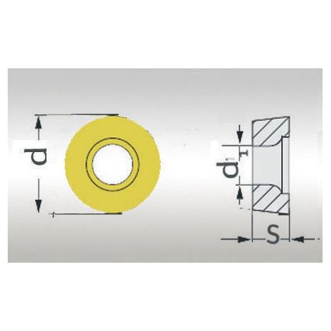 Plaquette ronde RNMM1003MO-R - taille 10 - 5 pcs Optimum RNMM1003MO-R