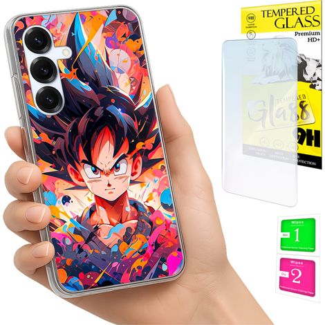 Funda para Samsung Galaxy S25 FE con cubierta para foto, cubierta trasera + cristal 9H (1/5)