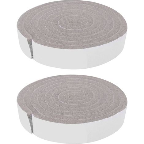 Ruban Isolant En Mousse - Polyuréthane - Pour Porte Et Fenêtre - 200 Cm X 3 Cm X 1 Cm - 2 Pièces (1/5)