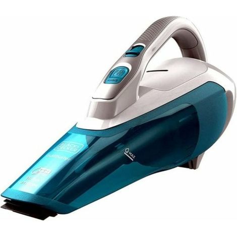 BLACK+DECKER - Aspiradora de mano AKU 10,8V, estación de carga, azul claro/blanco WDA315J-QW (1/5)