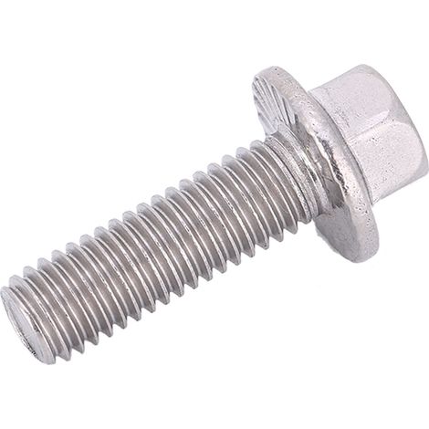 10 Stück M8 Edelstahl SS304 Sechskant-Flanschschrauben mit Zylinderkopf und Unterlegscheibe (1/5)
