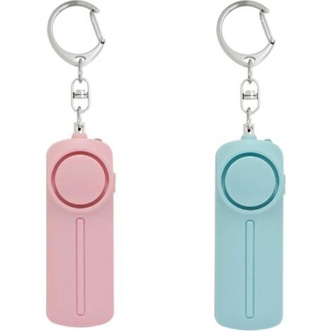 Topsense Sirène d'alarme personnelle d'autodéfense - Porte-clés d'alarme d'urgence puissant 130 dB avec lumière LED - Dispositifs de protection personnelle de sécurité pour femmes filles enfants et pe (1/5)