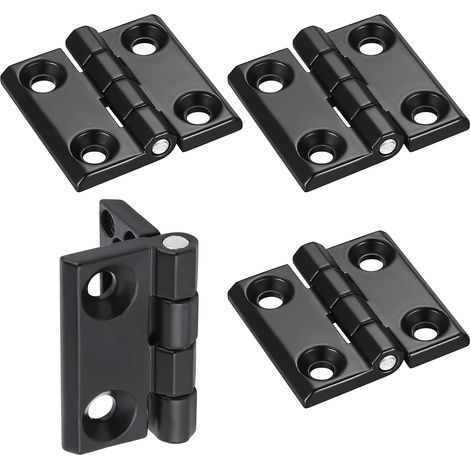 4 Pièces Charniere Porte Charniere Porte Lourde Aluminium Exterieur Charnière Pour Portes Pleines Intérieures et Extérieures Installation Extérieure (1/4)