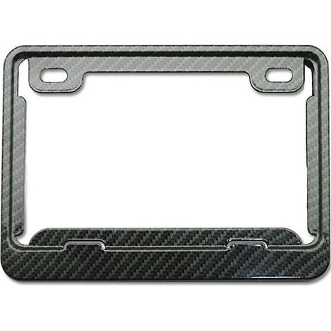 Cadre de plaque d'immatriculation pour moto, cache-plaque universel pour voiture, support de plaque d'immatriculation polyvalent (1/5)