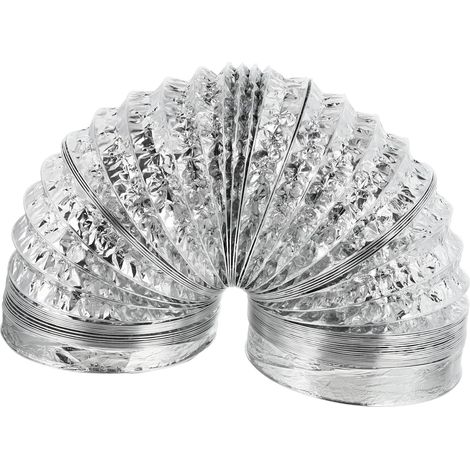 Tuyau En Flexible Double Couche Pour Ventilation De Cuisine Accessoire De Ventilation Tuyau D'Échappement En Foil (1/5)