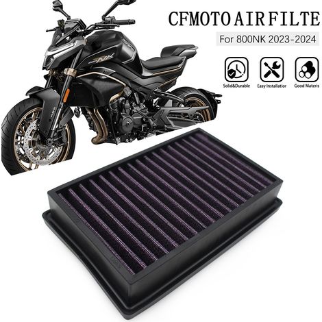Compatible with CFMOTO 800NK CF800-7/7F high flow air filter element/filter.