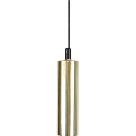 Lampenaufhängung Glans Kabel 3,5 m, E27, messing, schwarzes Kabel (1/5)