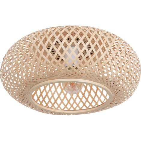 Anne Lighting - plafoniera - Maze - naturale - bambù metallo - Ø