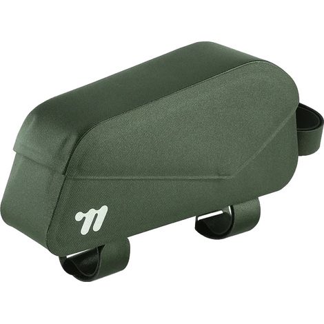 Bolsa tubular, impermeable, con tapa magnética abatible, color verde, 1 litro. (1/2)