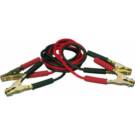 Jeu câble démarrage à pinces 120 Ampères L 2500 mm