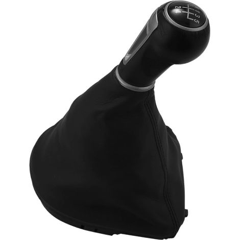 Pommeau de levier de vitesse en cuir à 5 rapports pour Seat Leon II/Toledo III Altea XL (1/5)