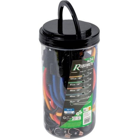 Lot de 24 Tendeurs Assortis - Utilisation Polyvalente - Résistance et Durabilité - D-Work