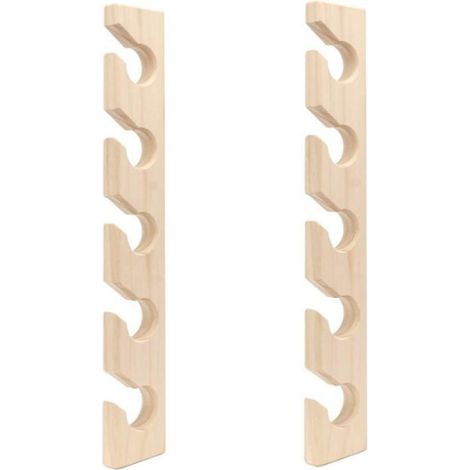 2 Pcs Porte-Chapeau pour Mur en Bois Casquettes de Baseball Organisateur Mural Support Chapeau Vertical Placard (1/4)