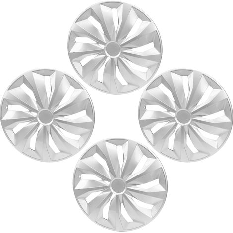 Capuchon de Moyeu de Roue, 17 Pouces ABS Snap in, Couvercle de Jante de Remplacement pour Connect, avec Un Design élégant et Une Installation Facile (1/5)