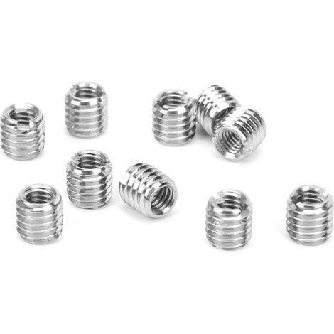 10 Pièces Raccords Filetés Mâle-Femelle Réducteurs Acier Inox Outil Réparation Quincaillerie Fixation (1/5)