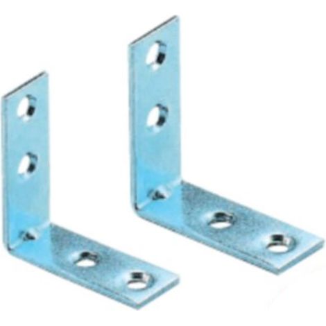 10 PZ LASTRINA ANGOLO STAFFE AD L RINFORZO ZINCATE 2 3 4 5 6 7 8 10 CM STAFFA ZI - Taglia: 10x10 (1/2)