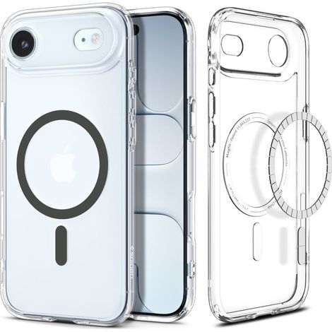 iPhone 17 Air Ultra Hybrid MagSafe Schutzhülle – Transparentgrau (1/5)