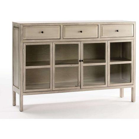 Buffet abelon - Bois clair, beige
