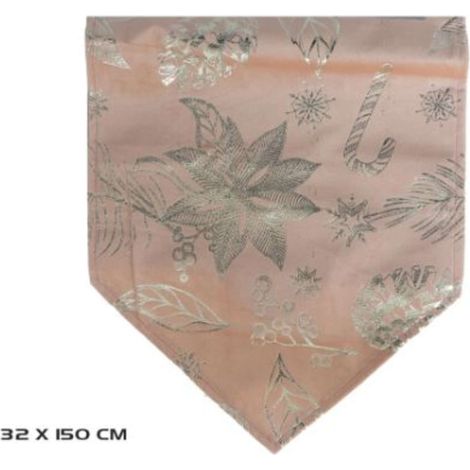 Runner Rosa Velvet 32X150Cm 179407 Gerim