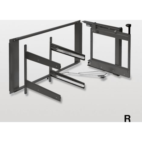 PEKA Eckauszug Magic Corner Comfort KB 900 mm rechts Anthrazit (1/5)