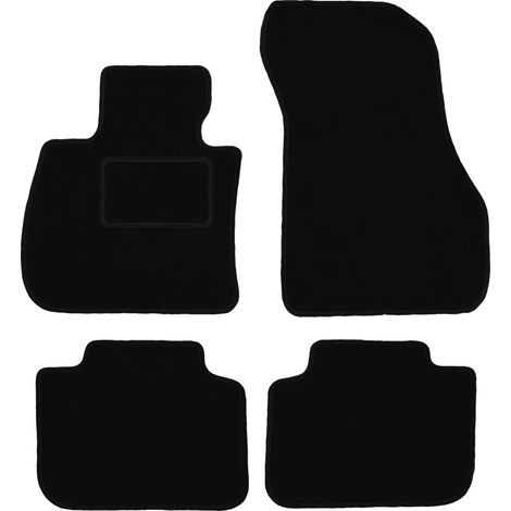 Tapis de sol en velours noir pour : BMW X1 F48 SUV (2015-2019)