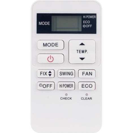 Fernbedienung für Toshiba Klimaanlagen (RBC-ASX11E-C, RAS-107SKV-E6, RAS-077SKV-E6, RAS-07BKV-E) (1/5)