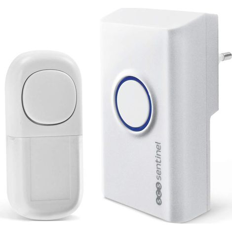 SCS SENTINEL, Campanello senza fili senza batterie, con la presa da inserire, OneBell 80 Eco, CSF0092