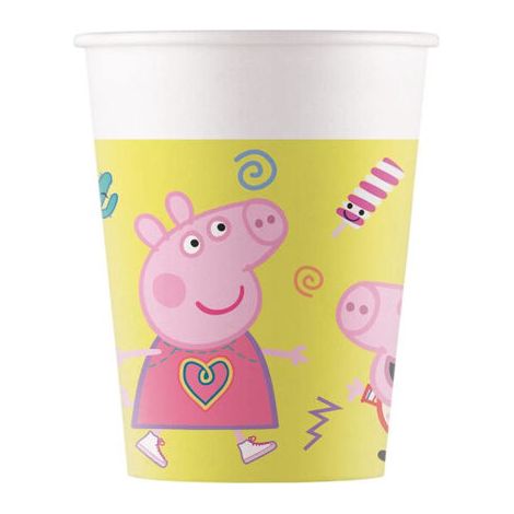 VASO PAPEL 8U. PEPPA PIG