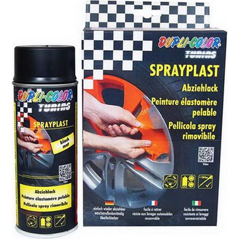 Peinture pelable en aérosol - MOTIP - Sprayplast 396557 - Vert brillant - Élastomère - 400ml