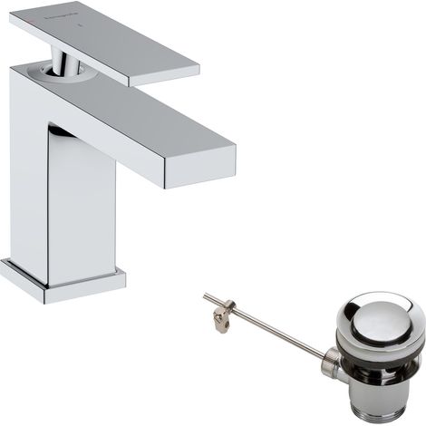 hansgrohe Tecturis E mezclador monomando de lavabo 80, 122 mm de (1/2)