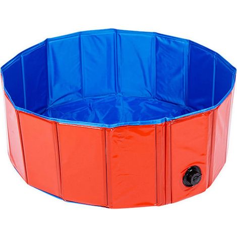 Piscine Pliante Portable Chien Piscine Ronde épaissie PVC Baignoire pour Animaux de Compagnie pour Les Enfants de la Maternelle Enfants de la Famille (1/5)