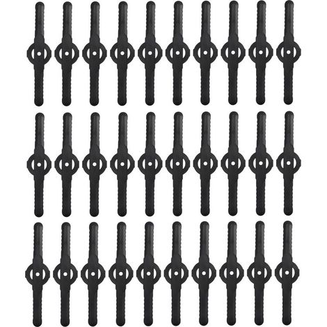 30 lames de rechange pour coupe-bordure électrique, accessoires de tonte longue, pour jardin et pelouse (1/5)