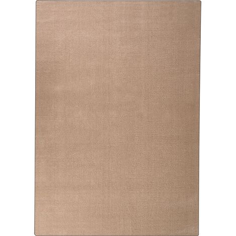 Alfombra de pelo largo 160 x 230 cm rectangular estilo moderno beige arena Demre (1/5)