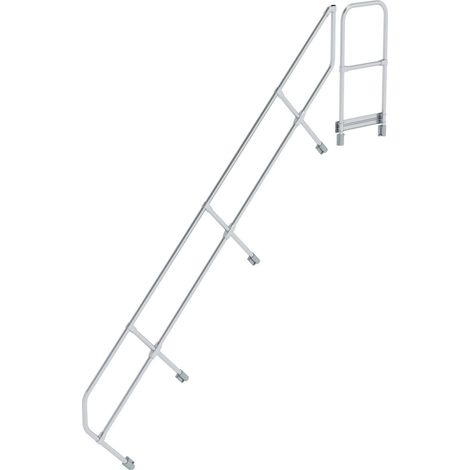 MUNK Handlauf für Treppe 45° mit Plattform, 12 Stufen (1/2)