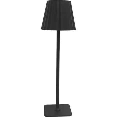lottus tabletop with cable usb ip20 2,5w led cct h.38xd.11,5cm, in black