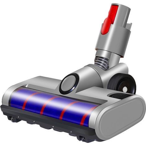 Compatible avec Dyson V7 V8 V10 V11 V15 Aspirateurs, Tête de Brosses Rechangeable Accessoires à Entraînement Direct Acessoires avec 4 Lumières LED pour Parquets,Sols Durs Tapis et Carrelages (1/4)