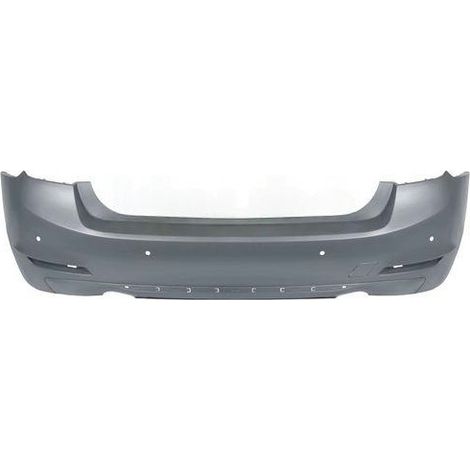 Pare-choc arrière à peindre avec trous radars double sortie d'echappement Modern/Luxury/Sport 335/340 BMW Serie 3 F30 phase 1 2012-2015