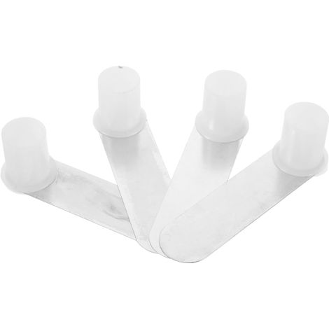 CALLARON Plaque de support pour poteau moustiquaire (4 pièces) (1/5)