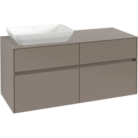 VB WaschbeckenUS Collaro C11300 1200x548x500mm Eckig Volcano Black (1/2)