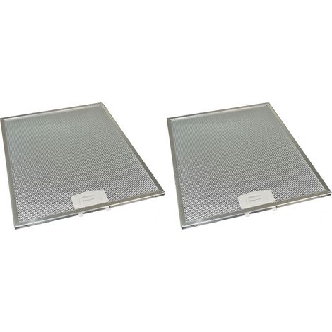 2 x Universal Cooker Hood Metal Grease Filter 284mm x 352mm (1/2)