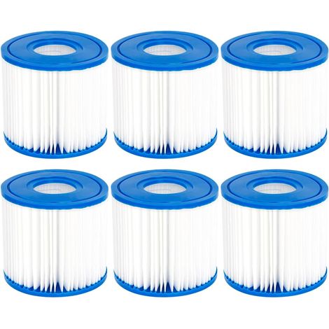 Lot de 6 filtres pour Piscine Summer Escapes de Type D, Summer Waves P57100102, SFS-350 RP-350 RP-400 RP-600 RX-600… (1/5)