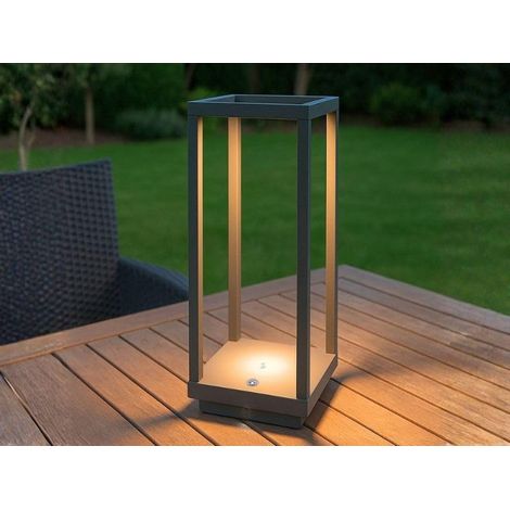 BEPER P207ILI103 Lanterna LED Ricaricabile, Lampada da Tavolo Dimmerabile 3 Luci (Calda, Naturale, Fredda), Autonomia 24h, USB, IP44 per Interno ed Esterno (1/5)